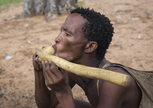 Bushman Smoking Pipe, Tsumkwe, Namibia