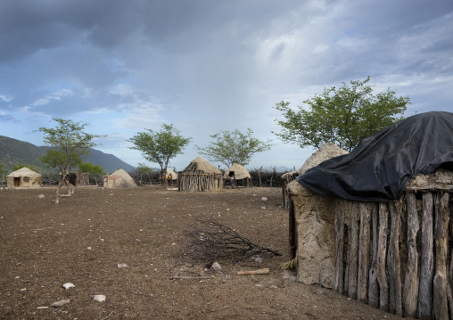 Traditional Hut Of Himba People, Epupa, Namibia