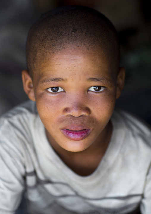 Bushman Child Boy, Tsumkwe, Namibia