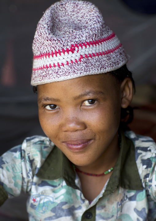 Bushman Woman, Tsumkwe, Namibia