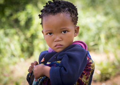 Bushman Child Girl, Tsumkwe, Namibia