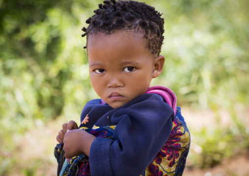 Bushman Child Girl, Tsumkwe, Namibia