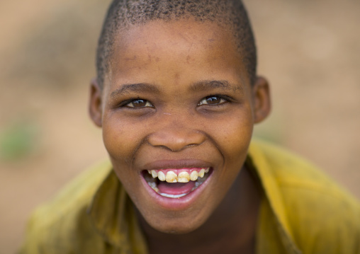 Bushman Child Boy, Tsumkwe, Namibia