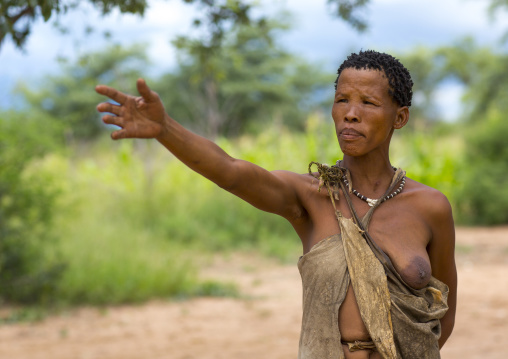 Bushman Woman, Tsumkwe, Namibia