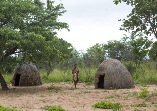 Huts In A Traditional Village, Tsumkwe, Namibia