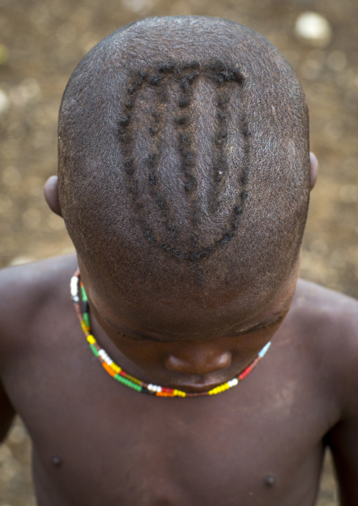 Himba Child Boy, Epupa, Namibia