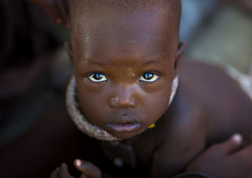 Himba Child Boy, Epupa, Namibia