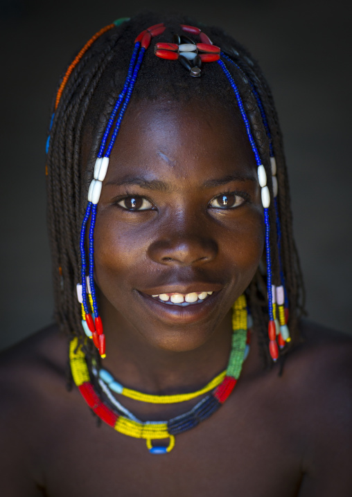 Mucawana Tribe Girl, Ruacana, Namibia