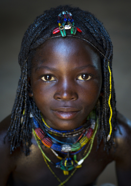 Mucawana Tribe Girl, Ruacana, Namibia