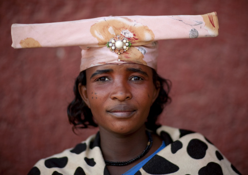 Herero Woman Called Miss Betomundo, Opuwo, Namibia