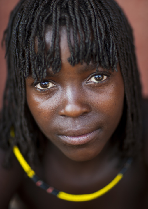 Mundimba Refugee Woman Of The Angolan Civil War, Opuwo, Namibia