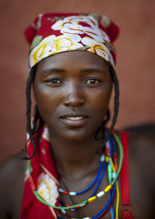 Misses Ceruma, A Beggar Woman And Refugee Of The Angolan Civil War, Opuwo, Namibia