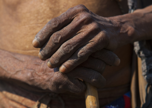 Bushman Hunter Hands, Tsumkwe, Namibia