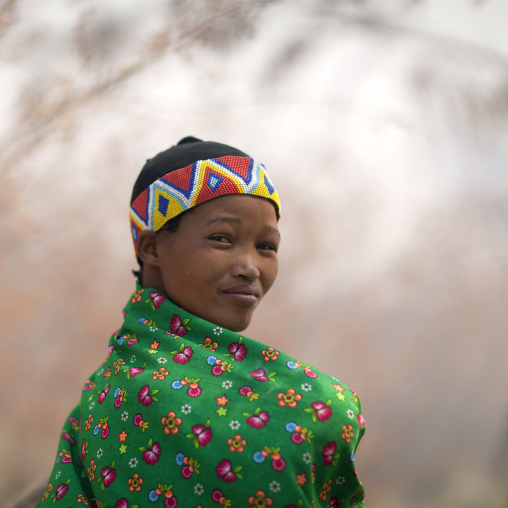 Miss Huce Kgao, A Woman From The San Tribe, Namibia