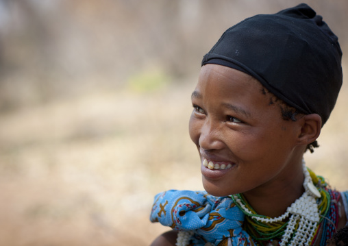 Miss Huce Kgao, A Woman From The San Tribe, Namibia