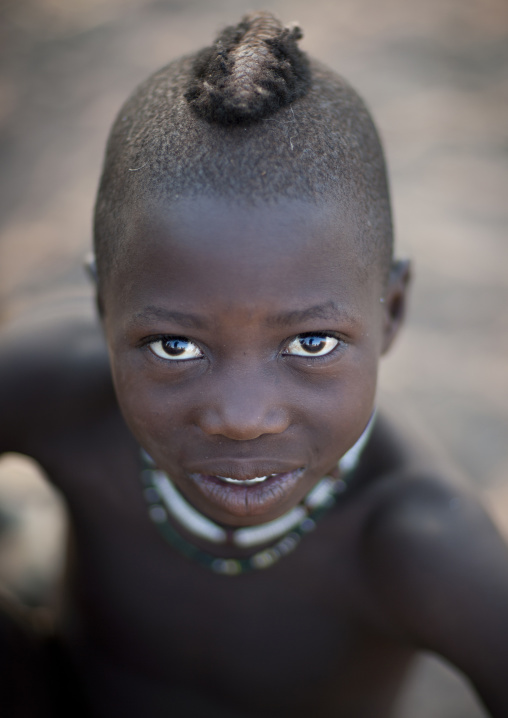 Himba Boy, Karihona Village, Ruacana Area, Namibia