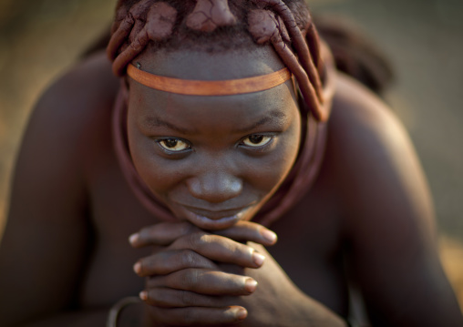 Himba Woman, Karihona Village, Ruacana Area, Namibia