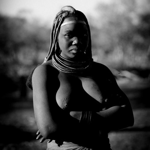 Young Himba Woman, Karihona Village, Ruacana Area, Namibia