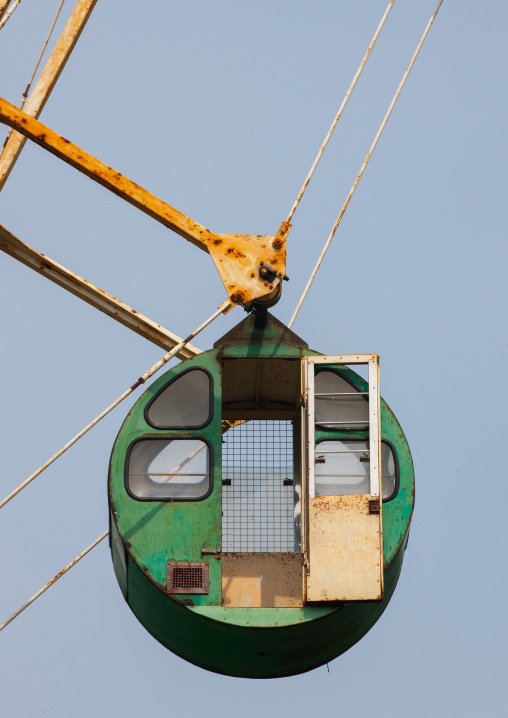 Old big wheel in Taesongsan funfair, Pyongan Province, Pyongyang, North Korea