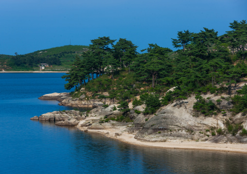 Lagoon in samil lake, Kangwon-do, Kumgang, North Korea