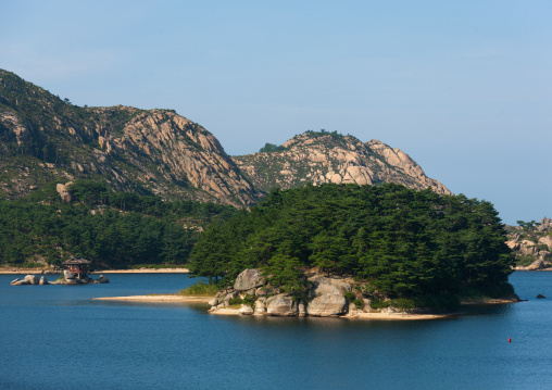 Lagoon in samil lake, Kangwon-do, Kumgang, North Korea