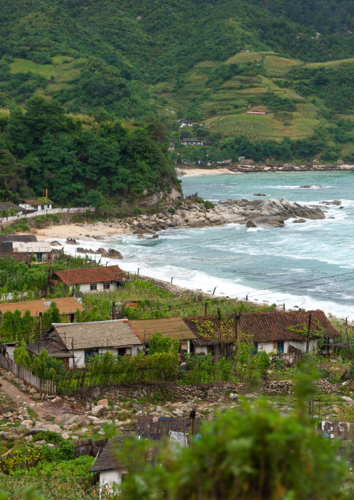 Village in the countryside, North Hamgyong Province, Jung Pyong Ri, North Korea