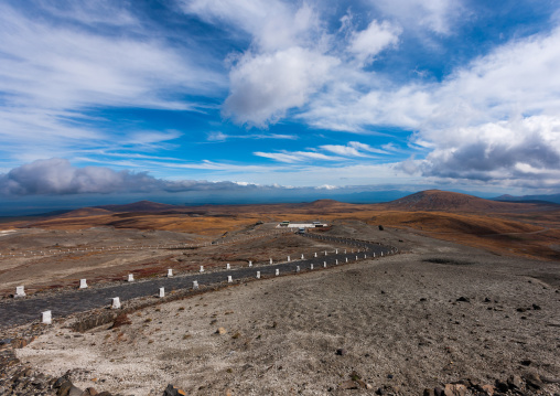 Road leading to mount Paektu, Ryanggang Province, Mount Paektu, North Korea