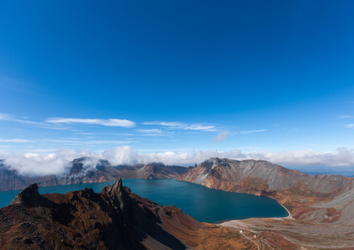 Mount Paektu and its crater lake, Ryanggang Province, Mount Paektu, North Korea