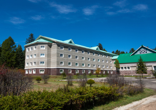 Baegaebong hotel at the feet of mount Paektu, Ryanggang Province, Samjiyon, North Korea