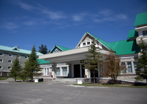 Baegaebong hotel at the feet of mount Paektu, Ryanggang Province, Samjiyon, North Korea