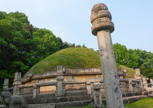 Tomb of king Kongmin and his queen, North Hwanghae Province, Kaesong, North Korea