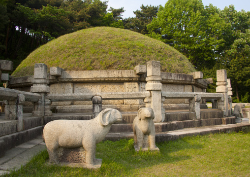 Tomb of king Kongmin and his queen, North Hwanghae Province, Kaesong, North Korea