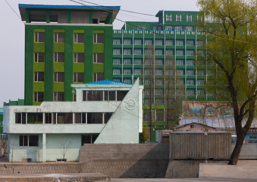 Dongmyong hotel side view, Kangwon Province, Wonsan, North Korea