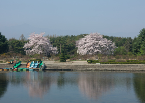 Lake in Songdowon international children's camp, Kangwon Province, Wonsan, North Korea