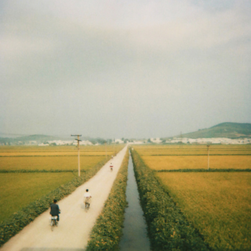 Rural road in the countryside, Kangwon Province, Wonsan, North Korea