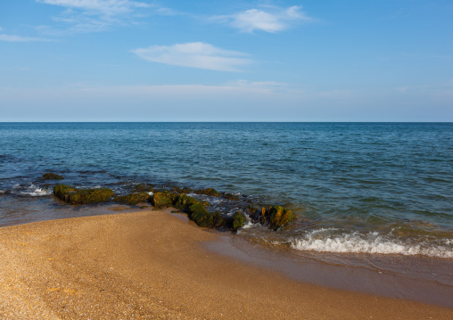 Majon beachfront holiday cottages beach, South Hamgyong Province, Hamhung, North Korea