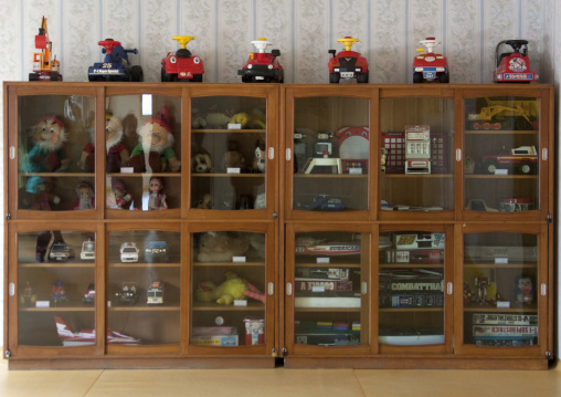 Toy cupboard in Kwangbok school, Pyongan Province, Pyongyang, North Korea