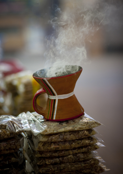 Incense Burning In Small Pot, Salalah, Oman