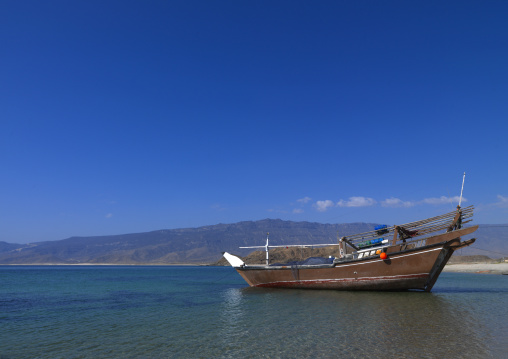 Dhow In Mirbat Port, Oman