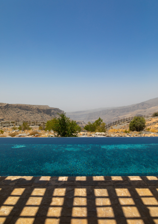 Alila jabal akhdar hotel villa with a pool, Al Hajar Mountains, Jebel Akhdar, Oman