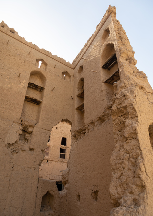 Old abandoned house in a village, Ad Dakhiliyah Region, Al Hamra, Oman