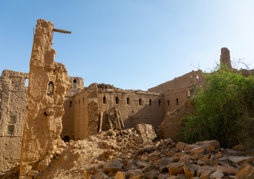 Old abandoned house in a village, Ad Dakhiliyah Region, Al Hamra, Oman