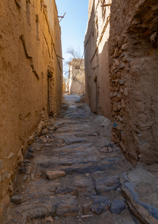 Old abandoned house in a village, Ad Dakhiliyah Region, Al Hamra, Oman