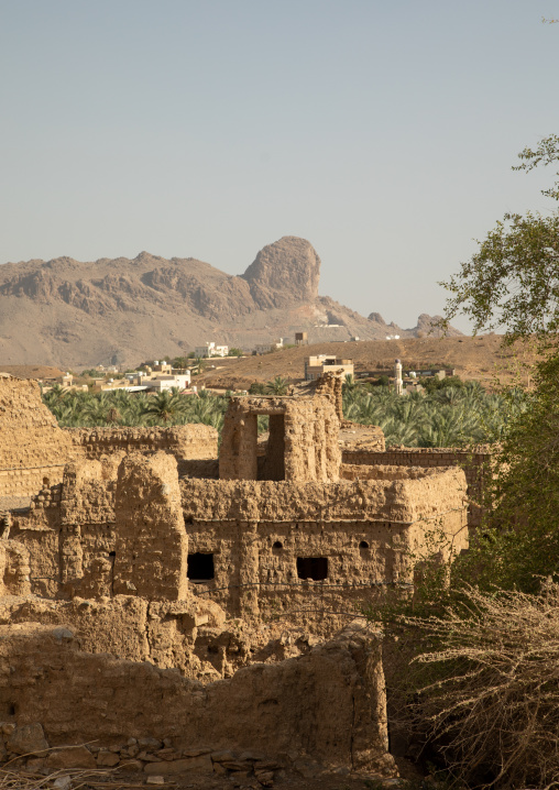 Old abandoned house in a village, Ad Dakhiliyah Region, Al Hamra, Oman