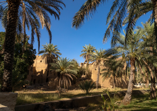 Old abandoned house in an oasis, Ad Dakhiliyah Region, Al Hamra, Oman