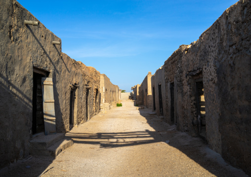 Abandoned market in the old town, Dhofar Governorate, Mirbat, Oman