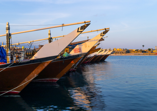 Dhows in the port, Dhofar Governorate, Mirbat, Oman