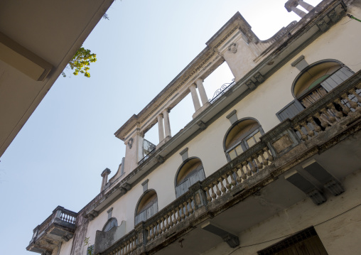 Panama, Province Of Panama, Panama City, Renovation On An Old Building Begins In Unesco Protected Area Of Casco Viejo