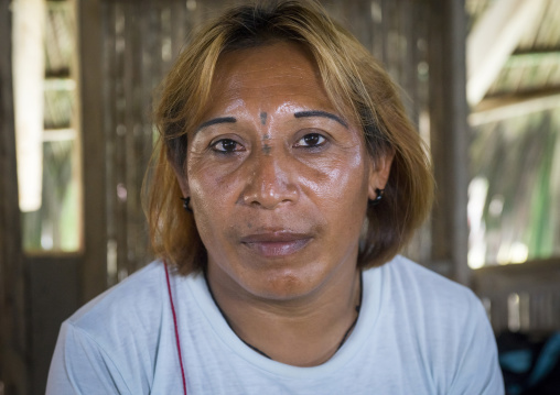 Panama, San Blas Islands, Mamitupu, Gay Kuna Indigenous Man