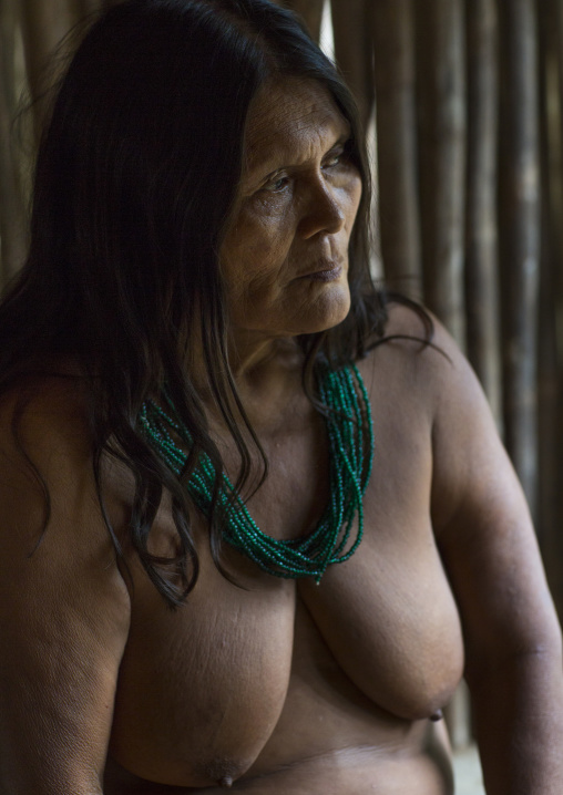 Panama, Darien Province, Puerta Lara, Woman Of Wounaan Native Community